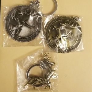 Game of Thrones family keychains